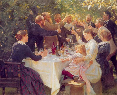 Kunstnerfest by Skagen, 1888